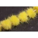 Nerz Puschel Light Yellow Round / ca.30mm / 10pcs.