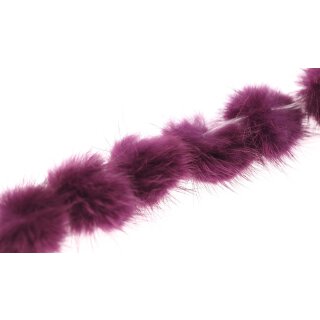 Mink Balls Grape Juice Round / ca.30mm / 10pcs.