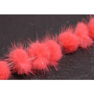 Mink Balls Sugar Coral Round / ca.30mm / 10pcs.