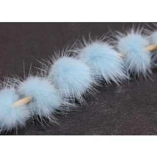 Mink Balls Crystal Blue Round / ca.30mm / 10pcs.