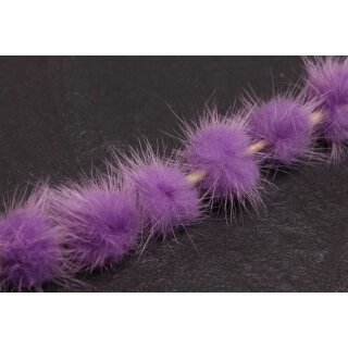 Mink Balls Deep Lavender Round / ca.30mm / 10pcs.