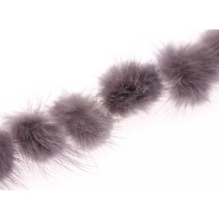 Nerz Puschel Excalibur Round / ca.30mm / 10pcs.