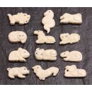 Bone Beads White Animals / 20mm. / 12pcs.