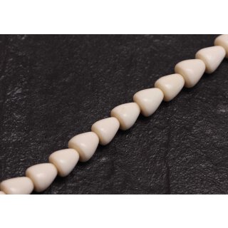 Knochen Perlen  white cone / 10mm.
