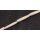 Bone Beads  white tube rounded / 37x7mm.