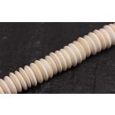 Knochen Perlen  white Saucer / 5x20mm.