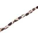 Bone Beads  Batik tube rounded / 27x6mm.
