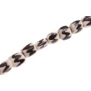 Bone Beads  Batik square rounded / 10mm. / 5pcs.