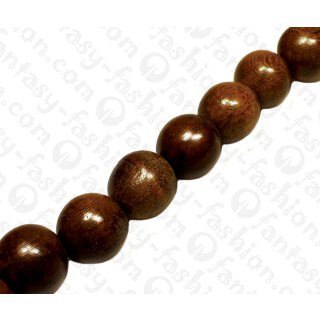 Wood Round Beads Robles ca. 18mm / 22pcs.