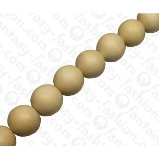 Wood Round Beads Bleached Whitewood ca. 20mm / 20pcs.