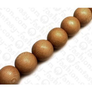 Wood Round Beads Rosewood ca. 20mm / 20pcs.
