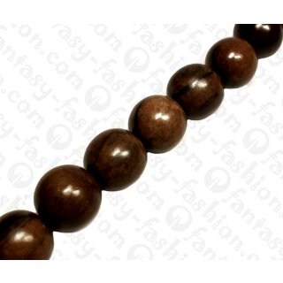 Wood Round Beads Tiger Kamagong ca. 25mm / 16pcs.