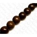 Wood Round Beads Robles ca. 25mm / 16pcs.
