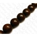 Wood Round Beads Robles ca. 30mm / 13pcs.