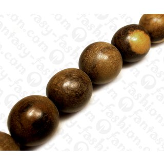 Wood Roound Beads Robles ca. 40mm / 10pcs.