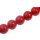 Harz Perlen Opaque Red Round / 30mm / 13pcs.