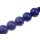 Resin Beads Opaque Cobalt blue Round / 30mm / 14pcs.