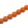 Resin Beads Opaque Orange Round / 25mm / 18pcs.