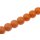 Resin Beads Opaque Orange Round / 25mm / 18pcs.