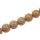 Resin Beads  Opaque Biege Round / 25mm / 17pcs.