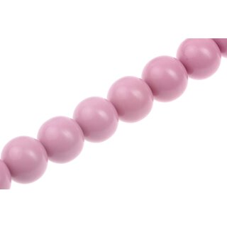 Resin Beads  Opaque Prism Pink Round / 25mm / 18pcs.