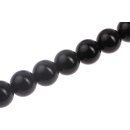 Resin Beads Opaque Black Round / 23mm / 18pcs.