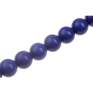 Harz Perlen Opaque Blue Round / 23mm / 18pcs.