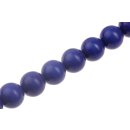 Resin Beads Opaque Blue Round / 23mm / 18pcs.