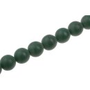 Resin Beads Opaque bottle green Round / 20mm / 20pcs.