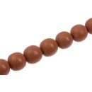 Resin Beads Opaque Mocha Round / 20mm / 20pcs.