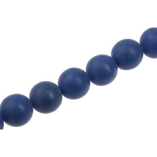 Harz Perlen Opaque Dark Blue Round / 20mm / 21pcs.