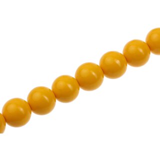 Resin Beads Opaque Lemon Round / 20mm / 22pcs.