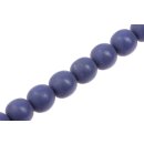 Resin Beads Opaque China Blue Round / 20mm / 21pcs.