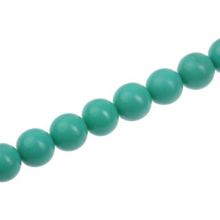 Resin Beads Opaque Turquoise Round / 18mm / 23pcs.