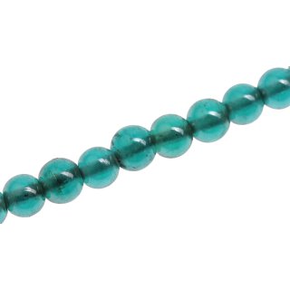 Glass Beads Shiny Light green round / 8mm / 50pcs.