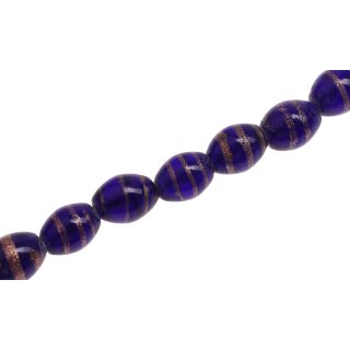 Glasperlen Shiny coral red round / 20mm / 20pcs.