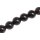 Glass Beads Shiny  black round / 10mm / 41pcs.