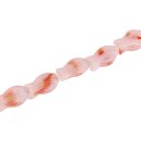 Glass Beads Shiny  design Rose Fish / 15mm / 22pcs.