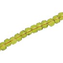Glass Beads Shiny   Green wheel / 5x7mm / 80pcs.