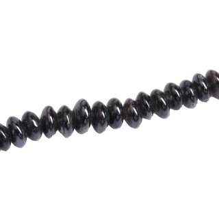 Glasperlen Shiny  Black saucer / 4mm / 100pcs.