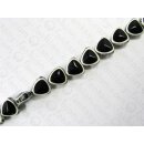 Shark bone flat triangle with resin ca. 20x22x12mm