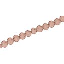 Genuine crystal faceted glass beads rose round / 8mm /...