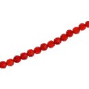 Genuine crystal faceted Glasperlen red round / 8mm / 51pcs.