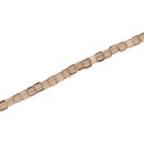 Genuine crystal faceted Glasperlen champagne dice / 4mm /...