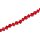 Genuine crystal faceted glass beads red Cube / 8mm / 57pcs.