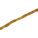 Genuine crystal glass beads honey rectangle / 8mm / 48pcs.