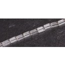Genuine crystal glass beads transparent rectangle / 8mm /...