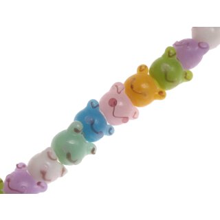 Glass Beads Shiny Multicolor  / 12mm / 19pcs.