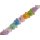 Glass Beads Shiny Multicolor  / 12mm / 19pcs.