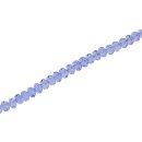 Genuine crystal faceted Glasperlen blue  / 3mm / 130pcs.